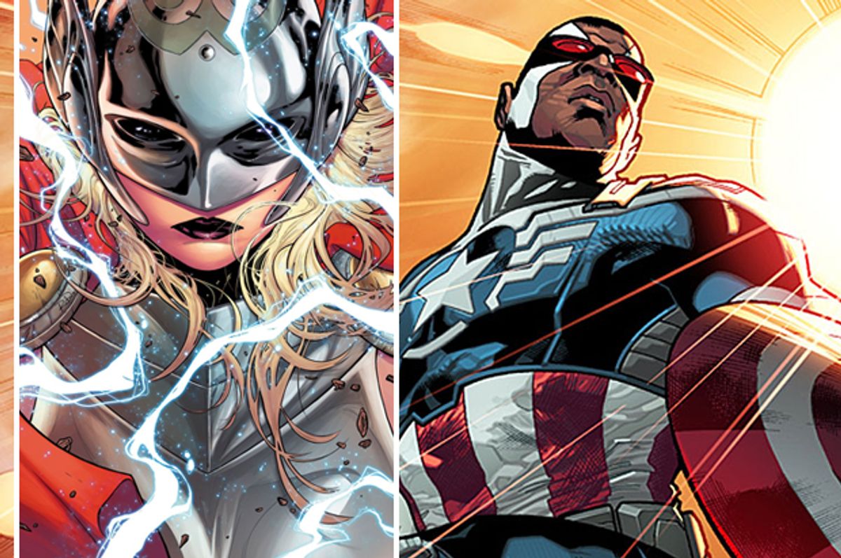 Thor, Captain America          (Marvel Entertainment)