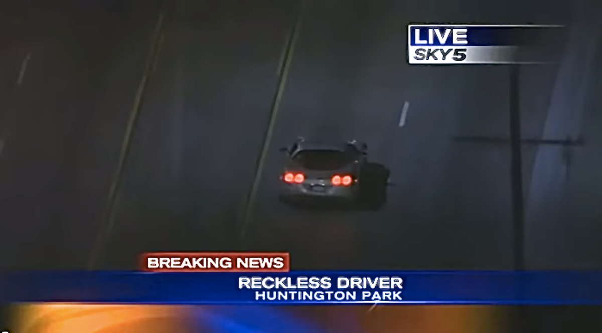 News footage from the pursuit that led to Brian Beaird's death.  (Sky 5)