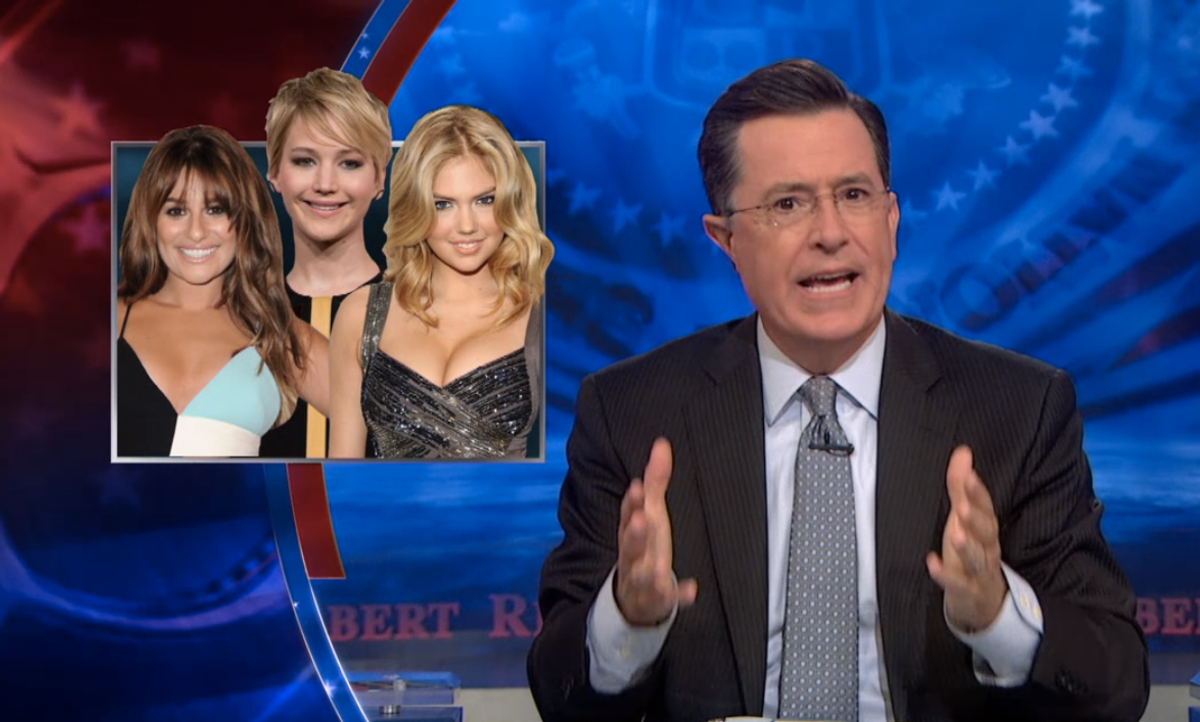  Stephen Colbert    (screenshot/The Colbert Report)