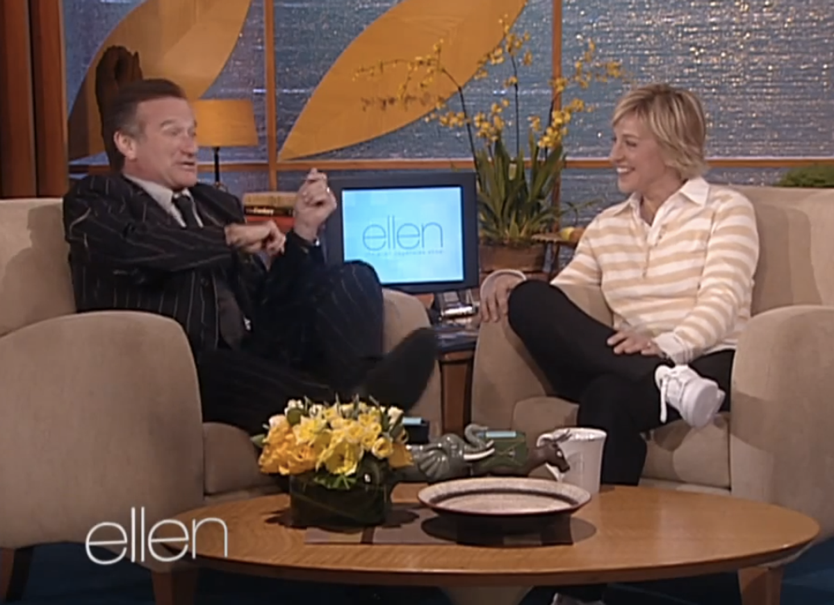 Robin Williams and Ellen DeGeneres        (Screenshot/The Ellen Show)