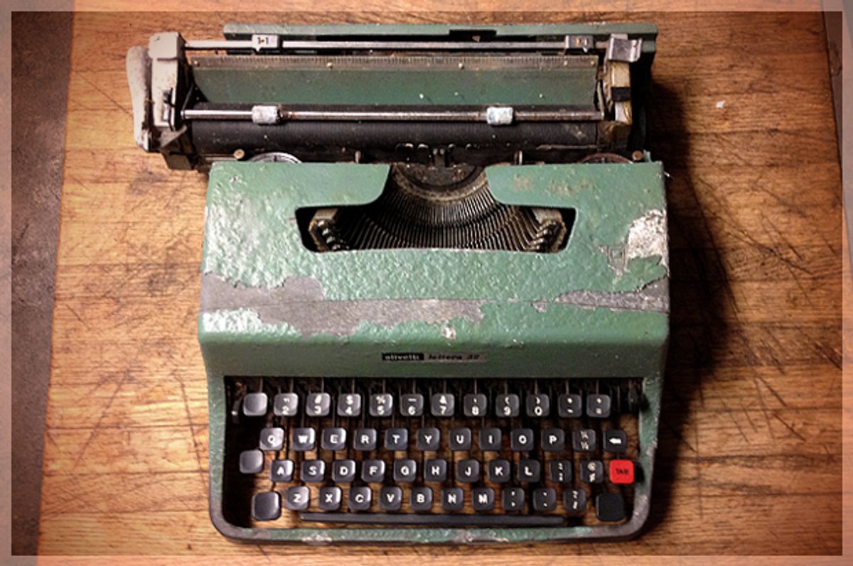 The author's first word-processor.   (Andrew Leonard)