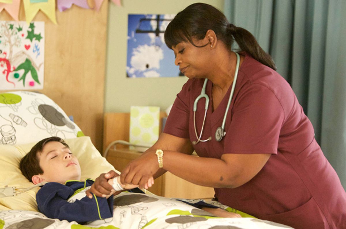 Griffin Gluck and Octavia Spencer in "Red Band Society"       (Fox/Alex Martinez)