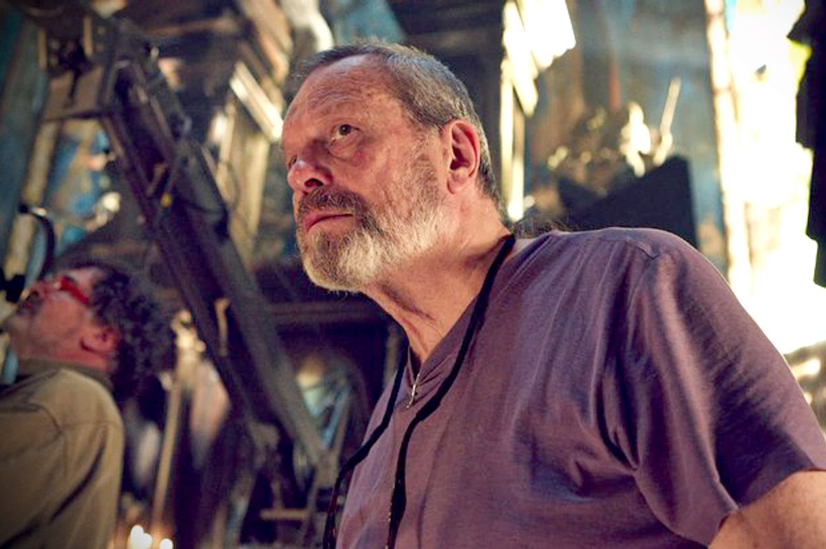 Terry Gilliam, on the set of "The Zero Theorem"     (Amplify Releasing)
