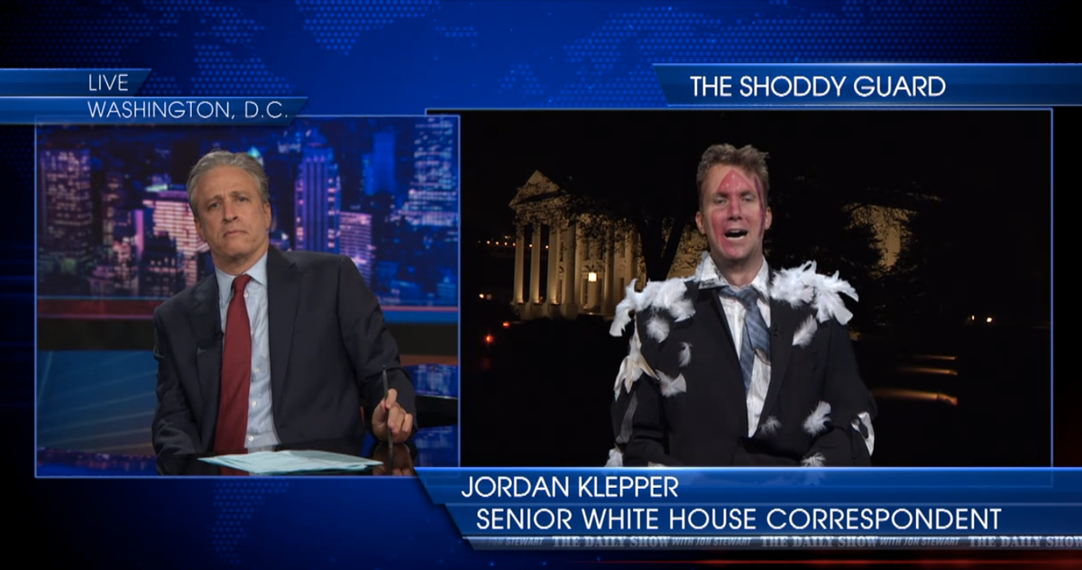 Stewart and Jordan Klepper  (screenshot/"The Daily Show")