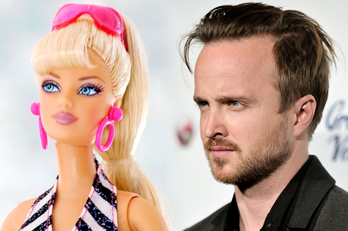 Barbie, Aaron Paul         (AP/Chris Pizzello/Richard Shotwell/Photo montage by Salon)
