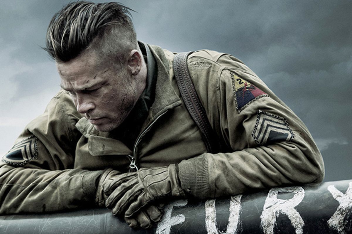 Brad Pitt in "Fury"      (Sony Pictures)