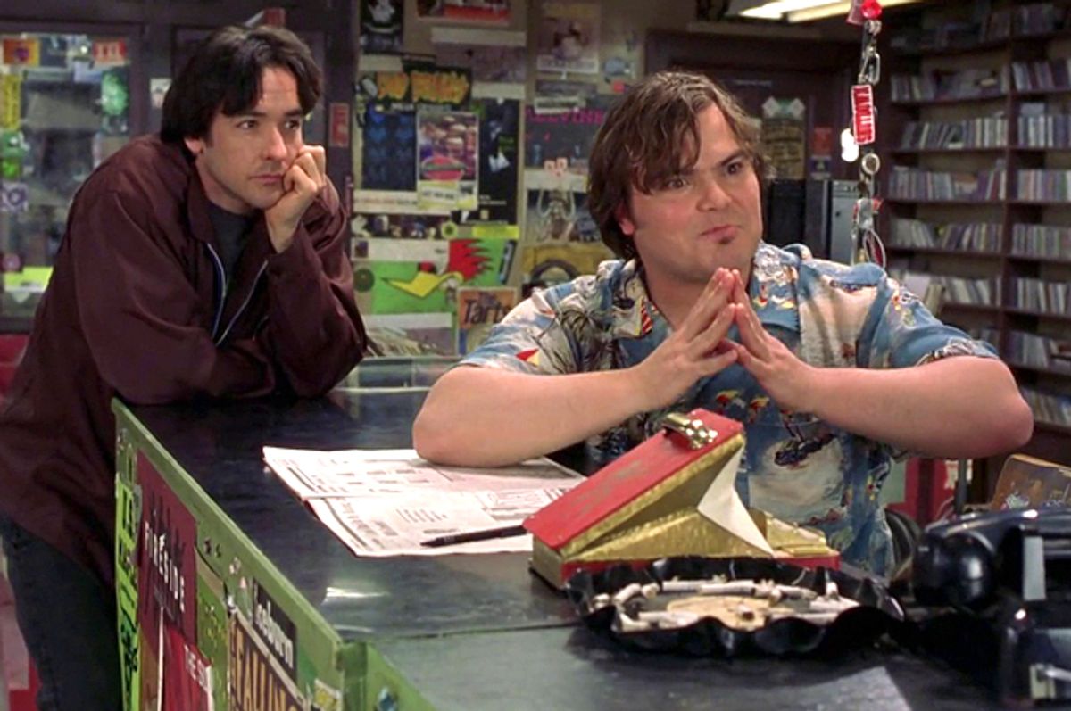 John Cusack and Jack Black in "High Fidelity"      (Touchstone Pictures)