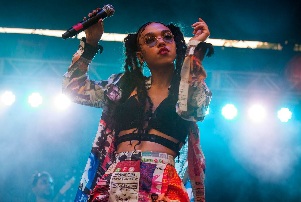 FKA Twigs at the 2014 Pitchfork Music Festival. June 19, 2014 in Chicago.   (Barry Brecheisen/invision/ap)