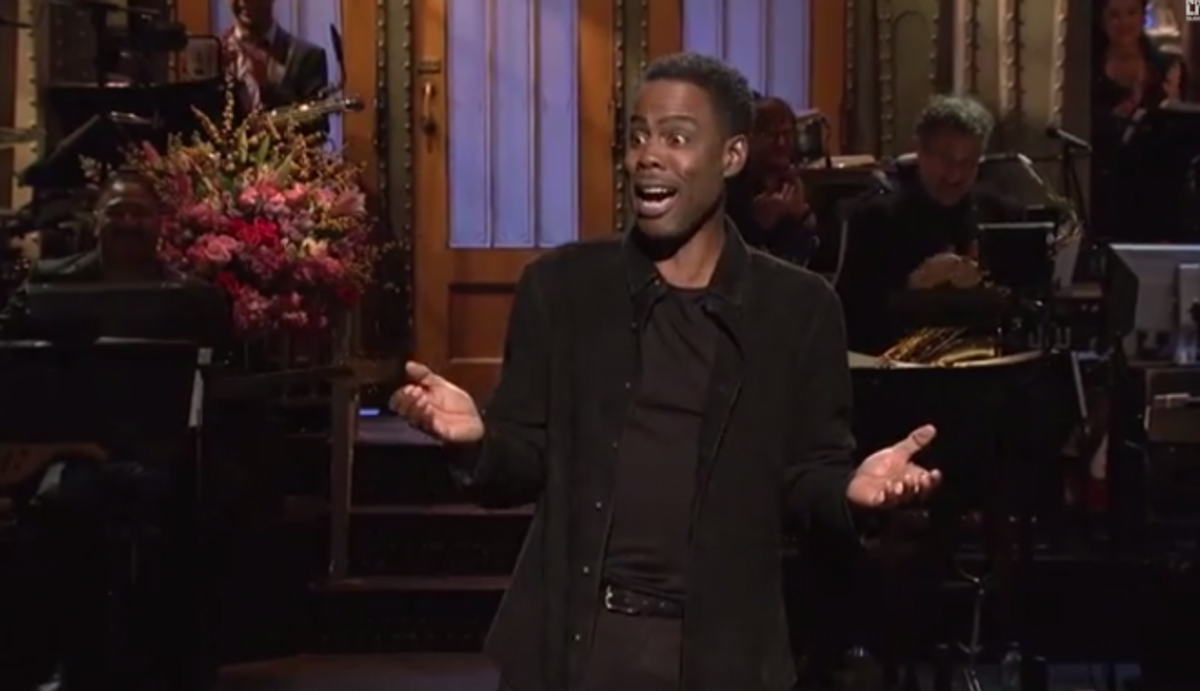  Chris Rock's "SNL" monologue            (NBC/"Saturday Night Live")