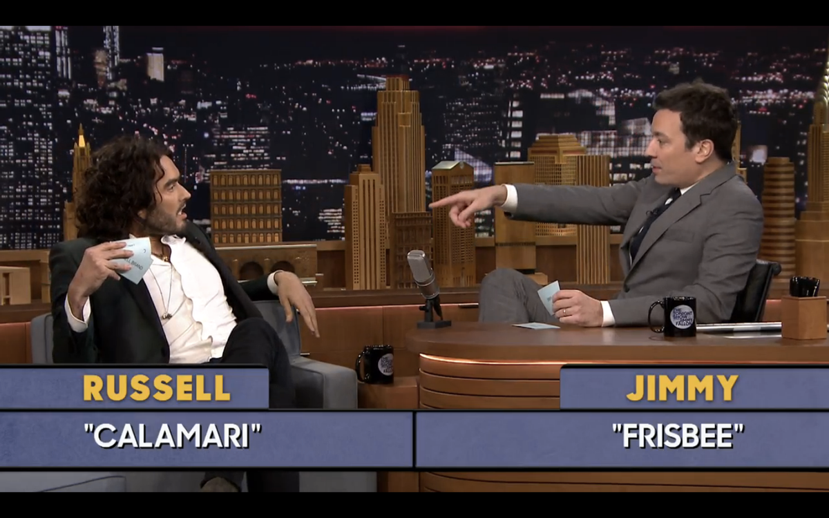 Russell Brand and Jimmy Fallon      (NBC)