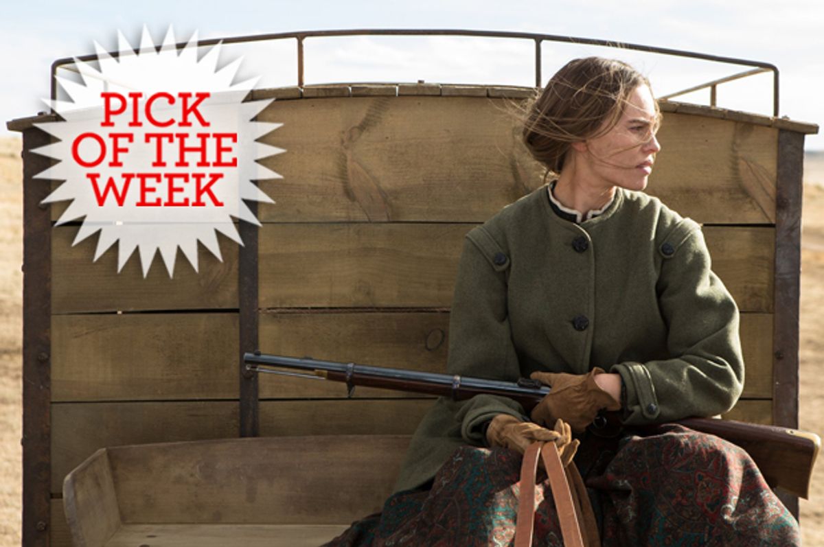 Hilary Swank in "The Homesman"           (Roadside Attractions)