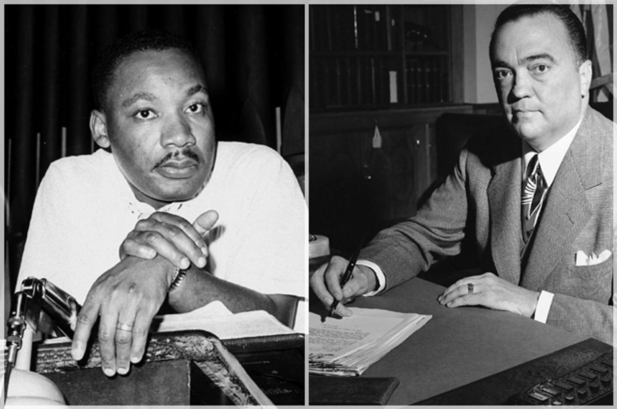 Martin Luther King, Jr., J. Edgar G. Hoover       (AP)