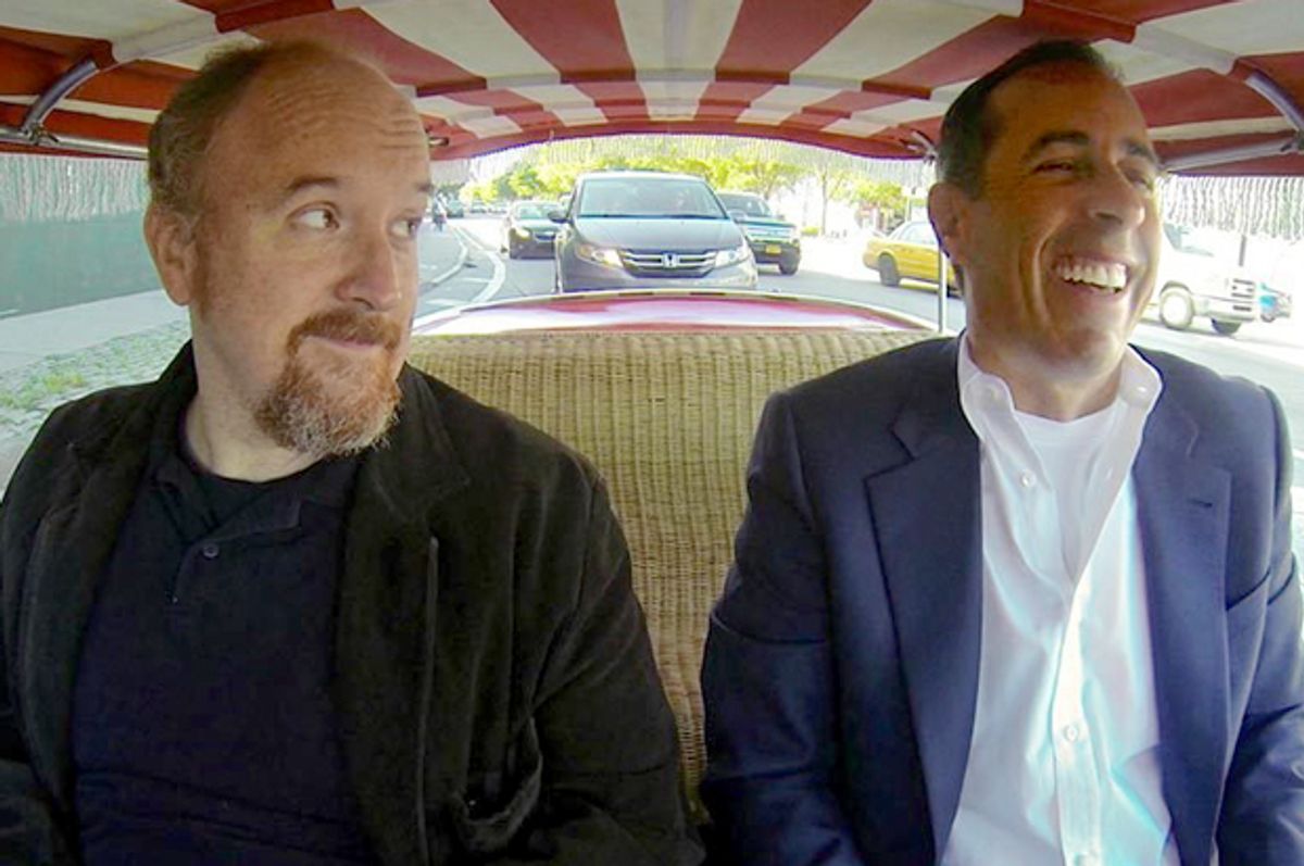 Louis C.K. and Jerry Seinfeld in "Comedians In Cars Getting Coffee"         (Crackle)
