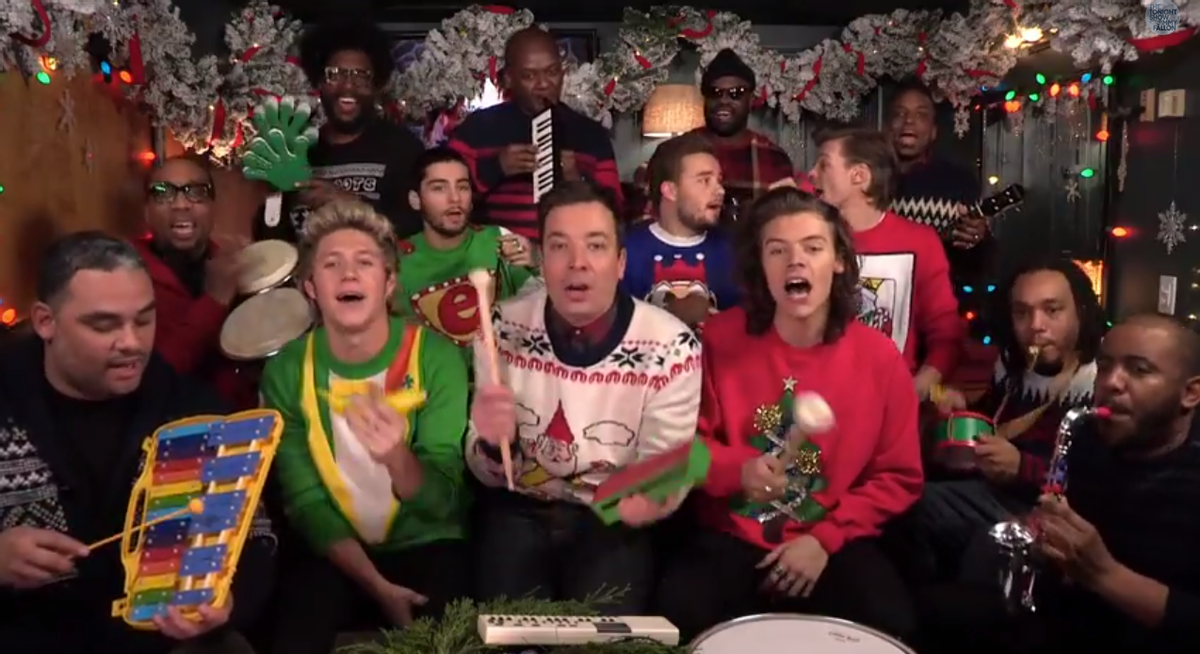 Jimmy Fallon, The Roots, One Direction      (NBC)
