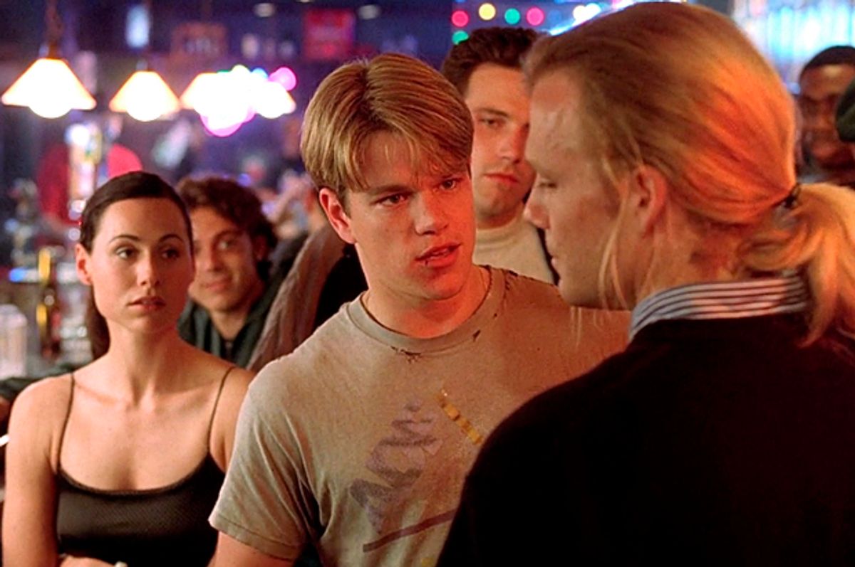Minnie Driver and Matt Damon in "Good Will Hunting"    (Miramax Pictures)