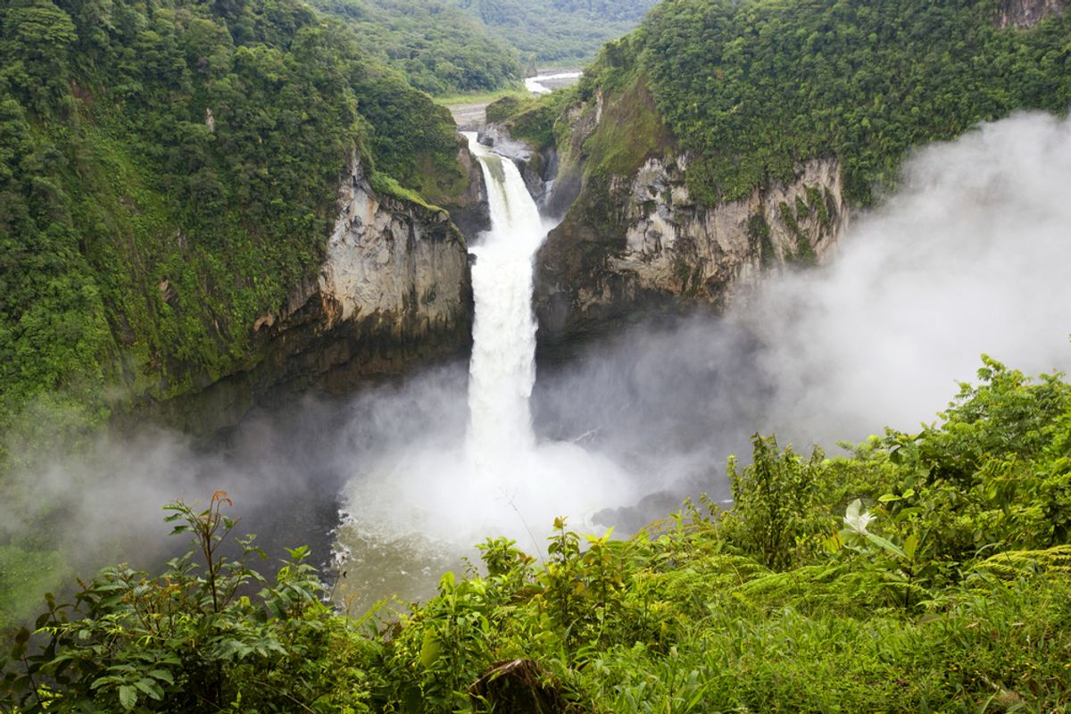 A waterfall in the Amazon rainforest. (Shutterstock)