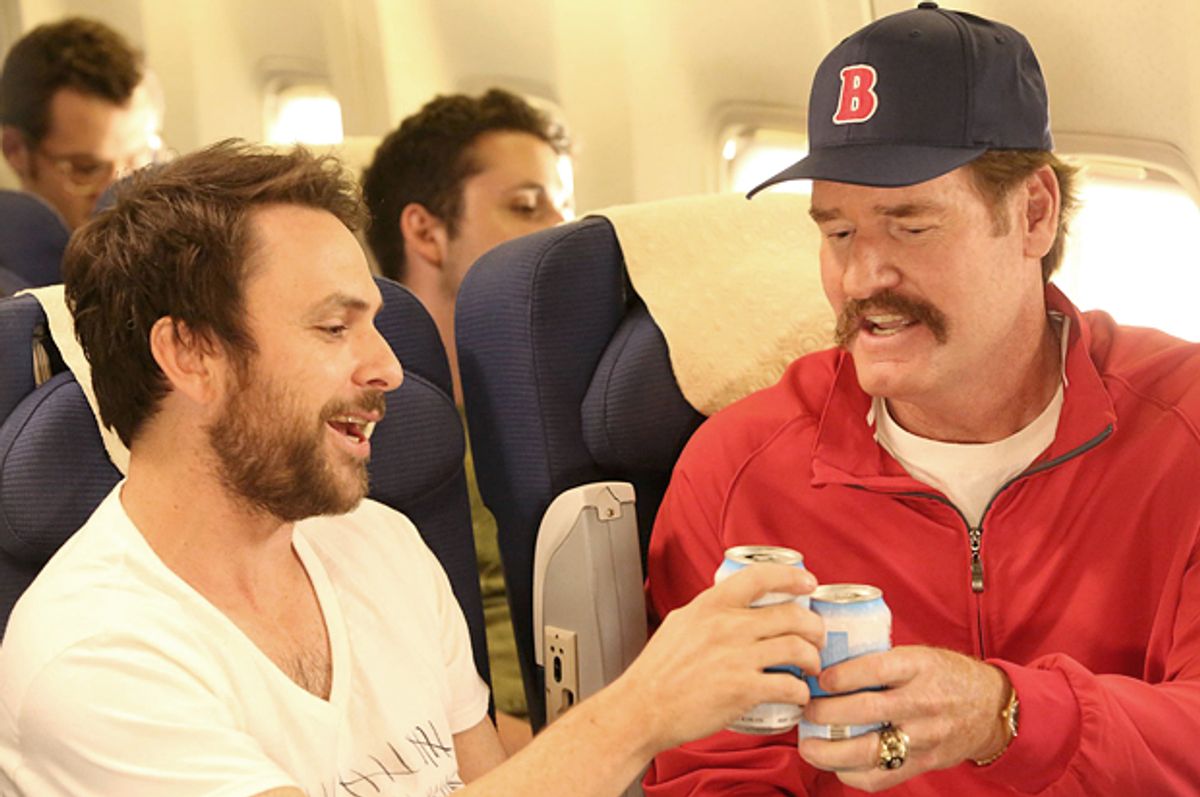 Charlie Day and Wade Boggs in "It's Always Sunny in Philadelphia"      (FX)