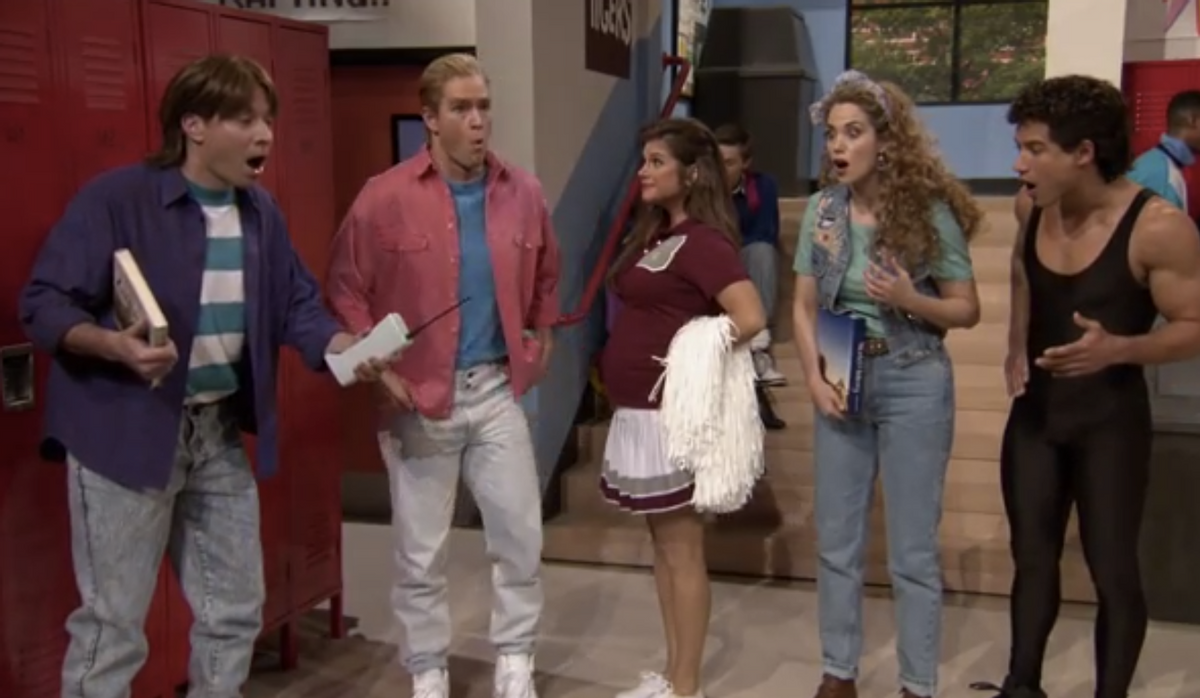"Saved by the Bell" reunion on "The Tonight Show"    (NBC)