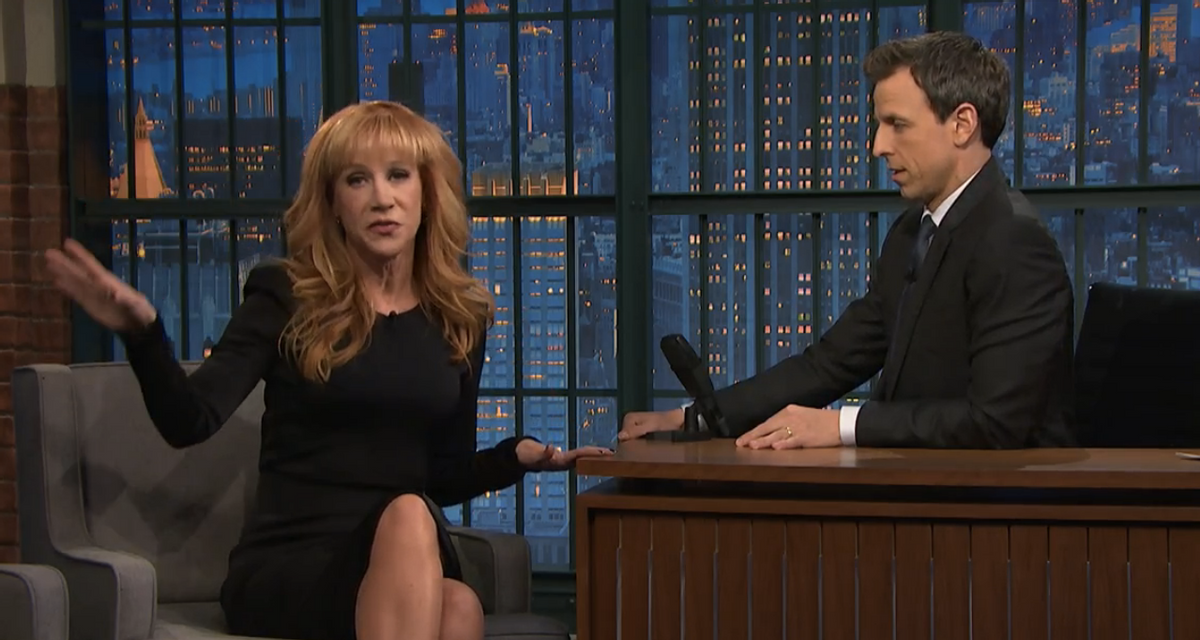  Kathy Griffin and Seth Meyers     (NBC)