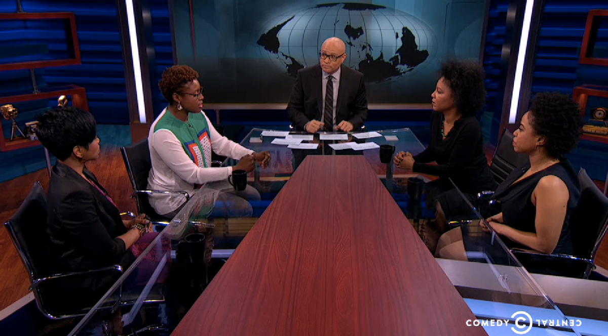 "The Nightly Show with Larry Wilmore," guests Issa Rae, Christina Greer, Jacque Reid and Marina Franklin      (Comedy Central)