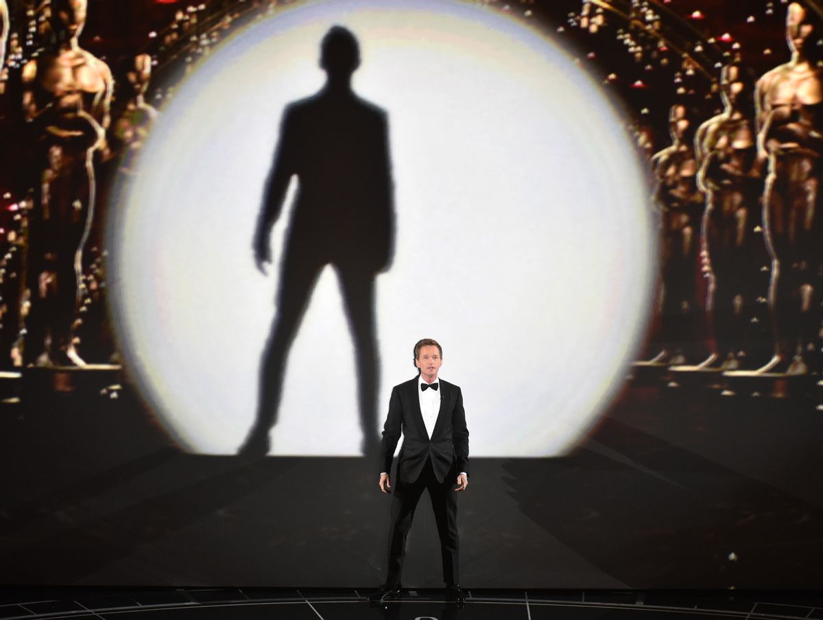 Host Neil Patrick Harris performs at the Oscars on Sunday, Feb. 22, 2015, at the Dolby Theatre in Los Angeles. (Photo by John Shearer/Invision/AP)  (John Shearer/invision/ap)