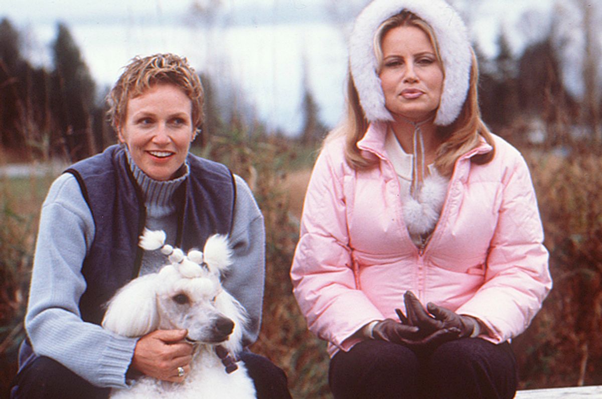 Jane Lynch and Jennifer Coolidge in "Best in Show"     (Castle Rock Entertainment)