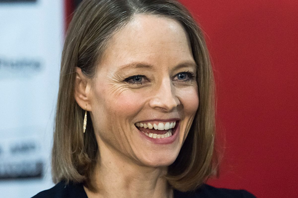 Lifetime Achievement Award recipient Jodie Foster, at the 5th Annual Athena Film Festival, Feb. 5, 2015.     (AP/Charles Sykes)