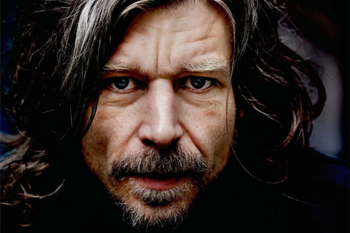 Karl Ove Knausgård, in cover detail of "My Struggle: Book 1"       (Farrar, Straus and Giroux)