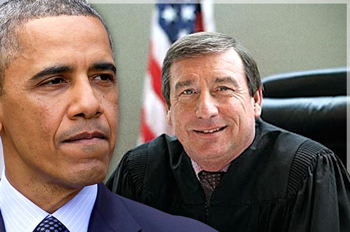Barack Obama, Judge Andrew S. Hanen         (Reuters/Yuri Gripas/AP/Photo montage by Salon)