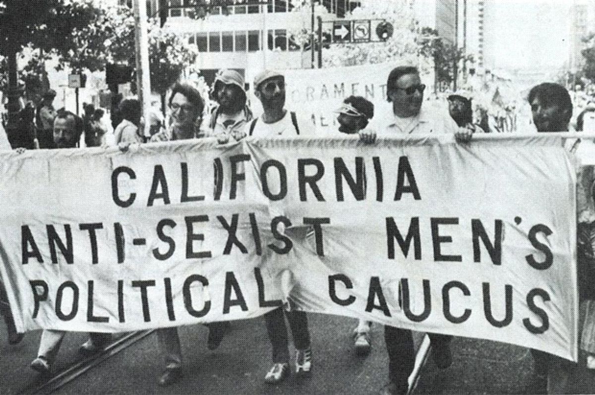  Male feminist allies march in San Francisco, 1980.  (Rick Cote)