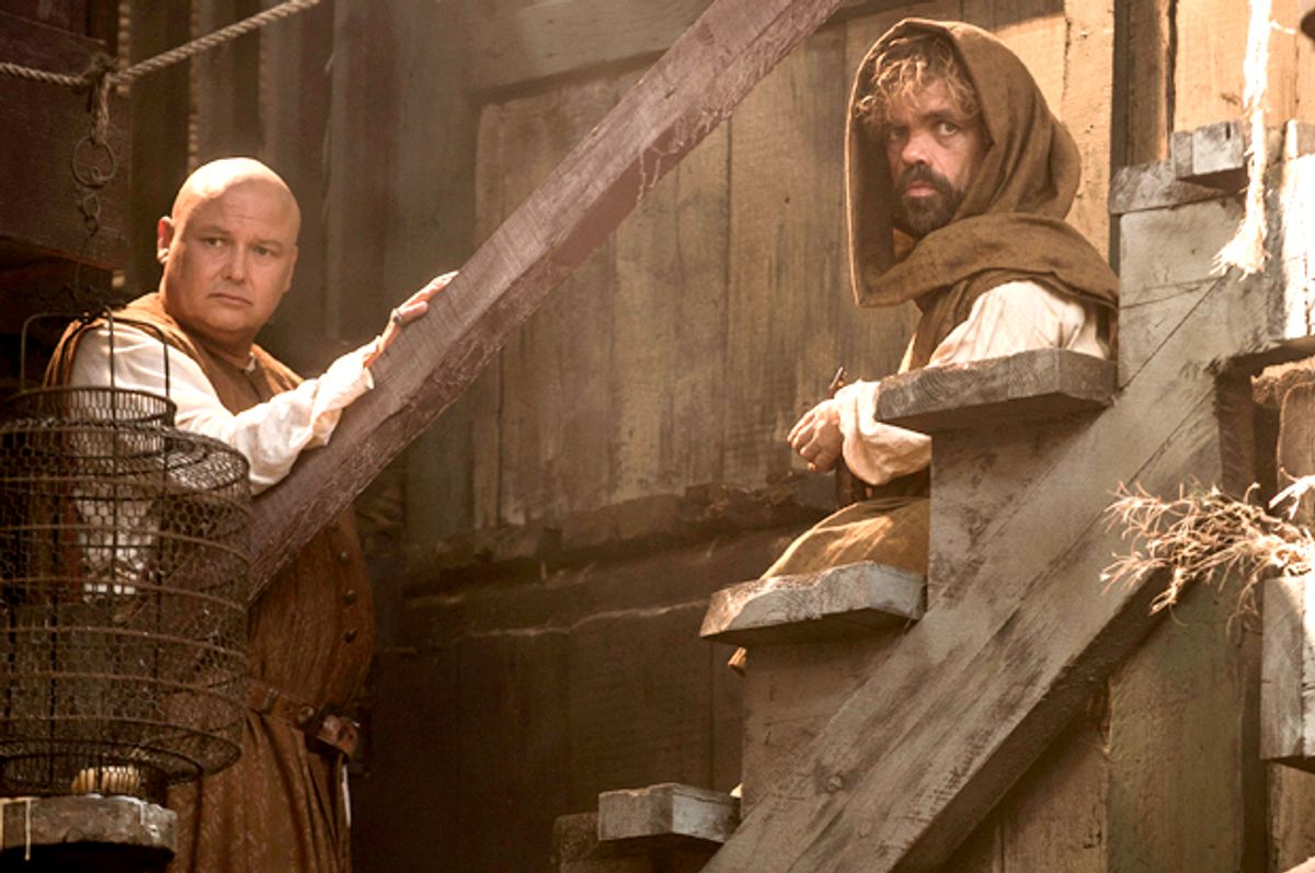 Conleth Hill and Peter Dinklage in "Game of Thrones"        (HBO/Helen Sloan)