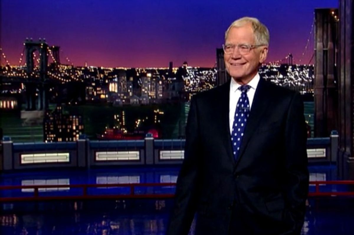  David Letterman's final "The Late Show."    (CBS)