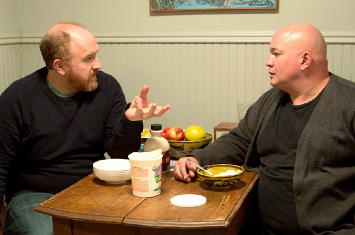 Louis C.K. and Robert Kelly in "Louie"         (FX/KC Bailey)