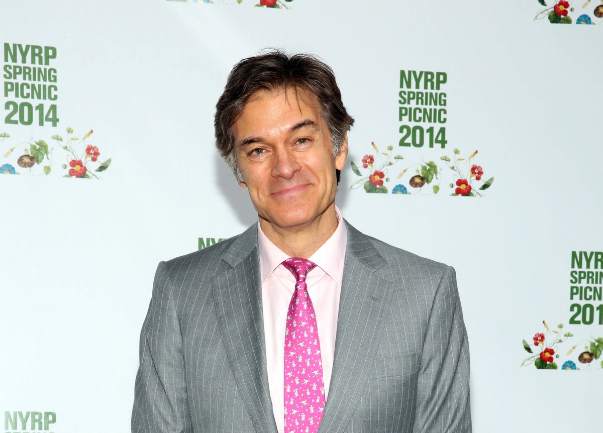 FILE - In this May 29, 2014 file photo, Dr. Mehmet Oz attends the New York Restoration Project's 13th Annual Spring Picnic at Riverside Park in New York.  (Wendy Ploger/invision/ap)