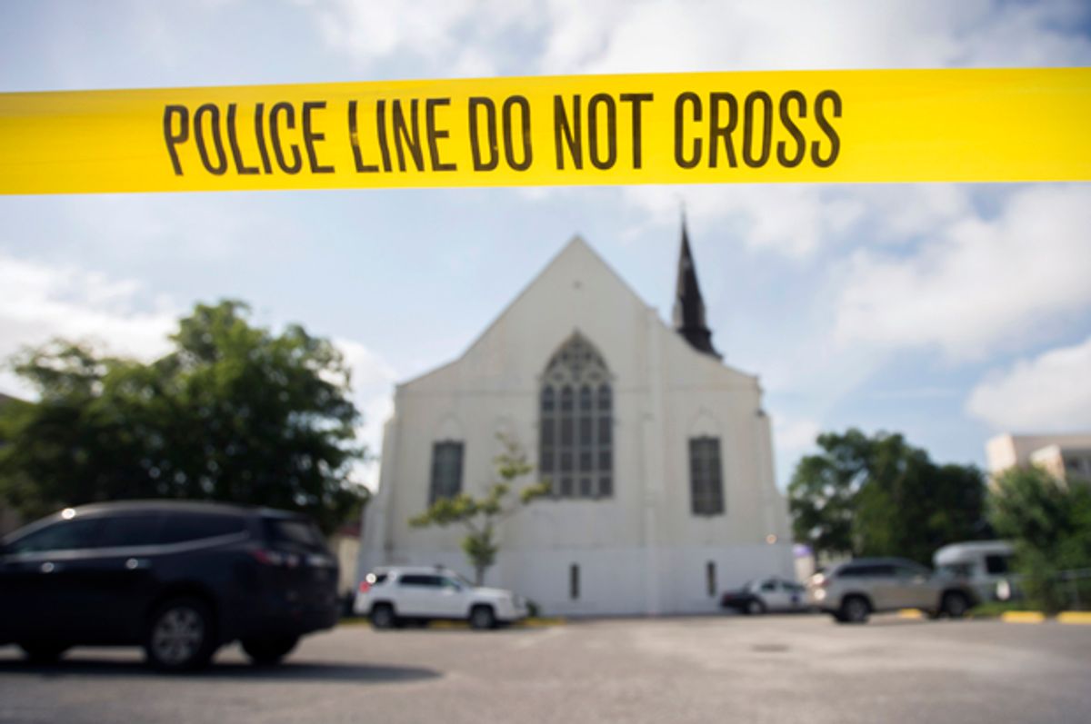 The AME Emanuel Church in Charleston, S.C., June 19, 2015.       (AP/Stephen B. Morton)