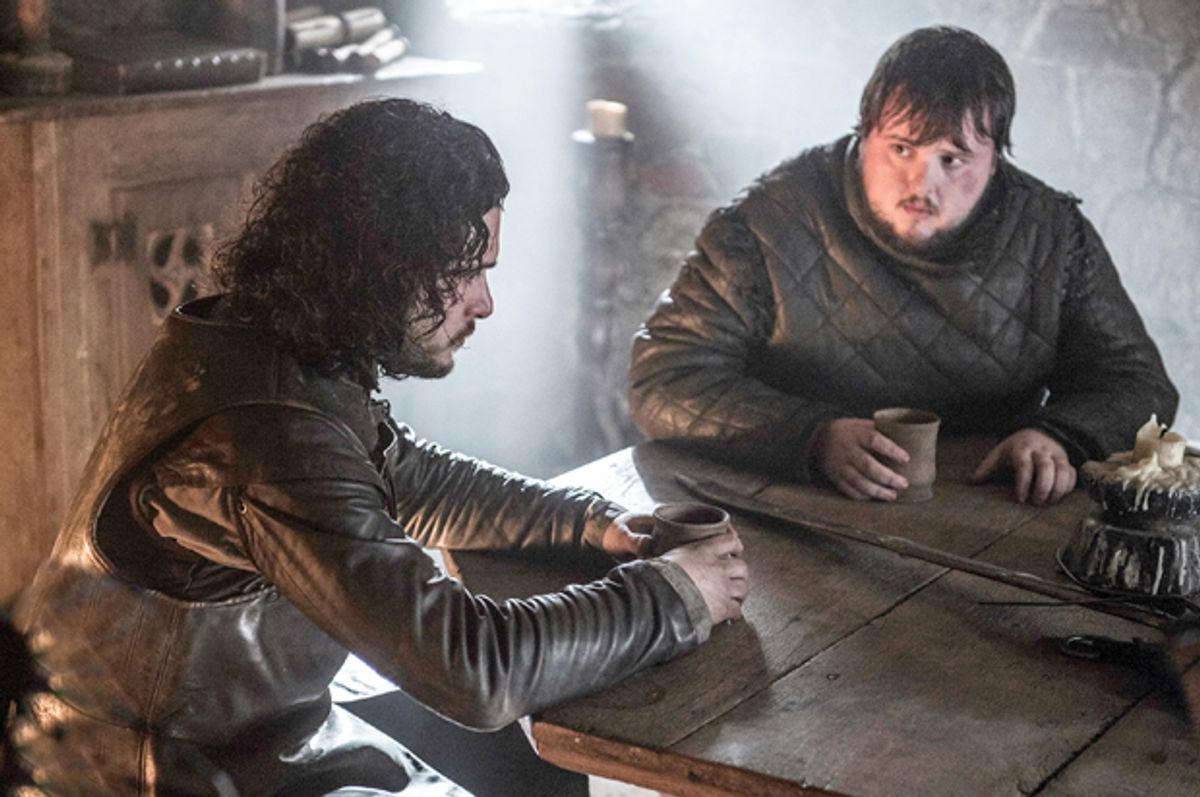 Kit Harington and John Bradley in "Game of Thrones"          (HBO/Helen Sloan)