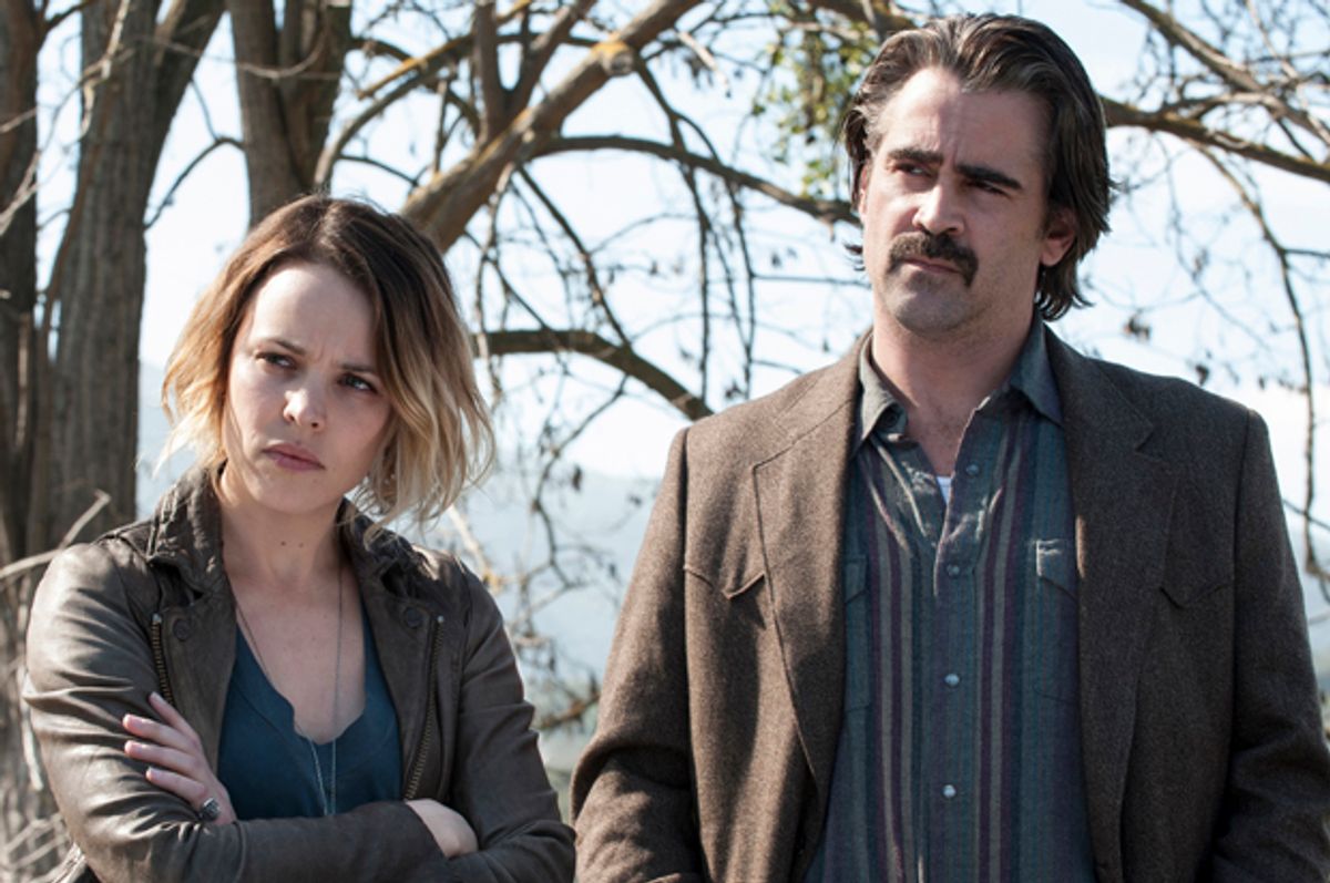 Rachel McAdams and Colin Farrell in "True Detective"         (HBO/Lacey Terrell)