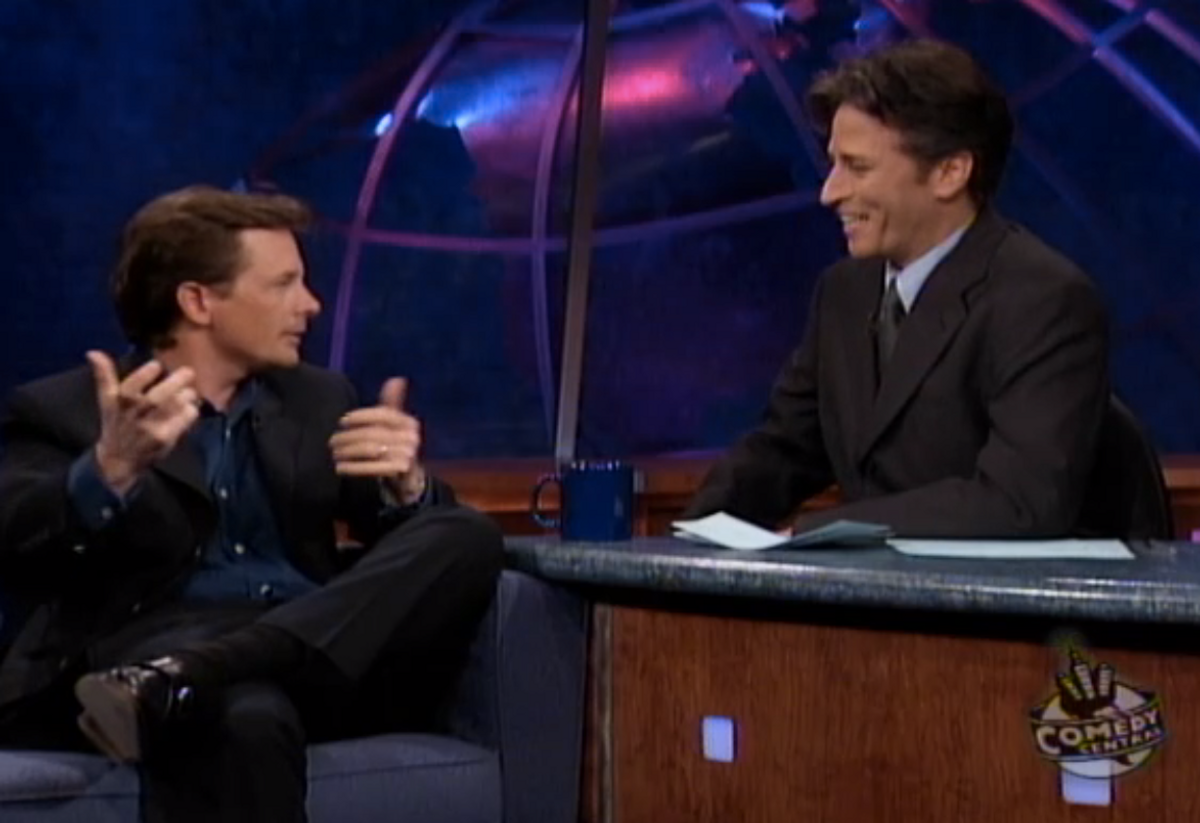  Michael J Fox, Jon Stewart    (Comedy Central)