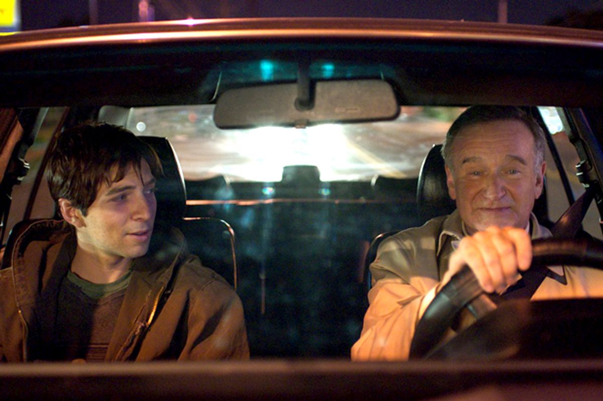 Roberto Aguire and Robin Williams in "Boulevard"        (Starz)