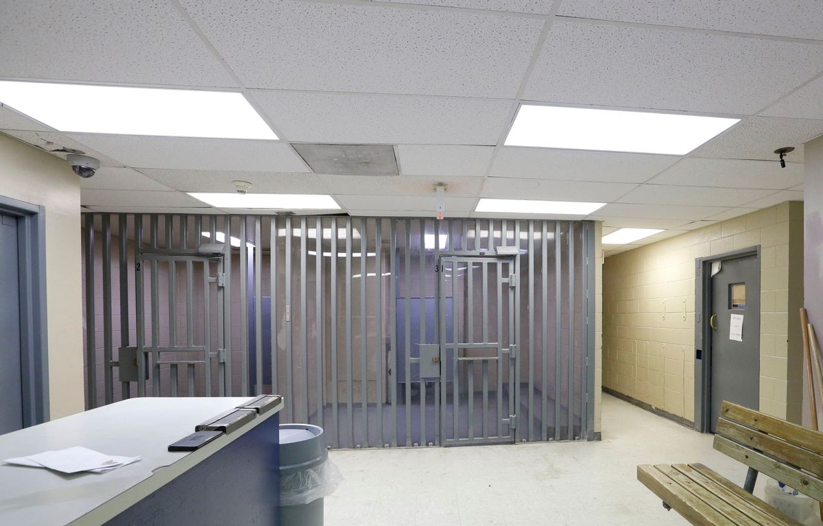 This Wednesday July 22, 2015 photo shows the inside of the Waller County jail in Hempstead, Texas.  (AP)