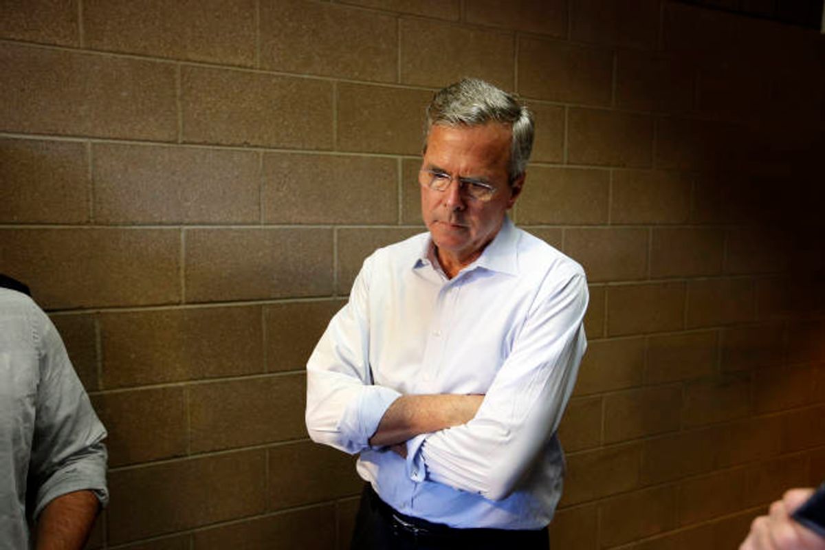 Republican presidential candidate and former Florida Gov. Jeb Bush (AP Photo/John Locher)