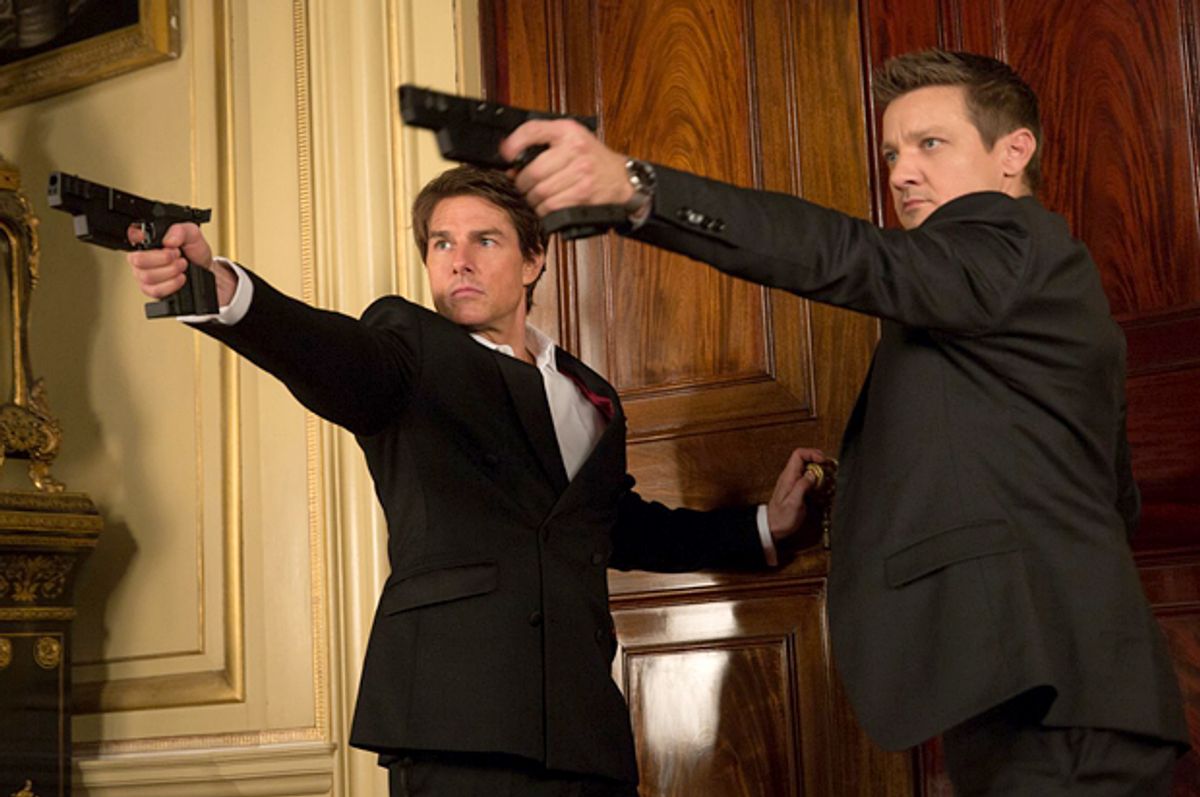 Tom Cruise and Jeremy Renner in "Mission: Impossible - Rogue Nation"       (Paramount Pictures)