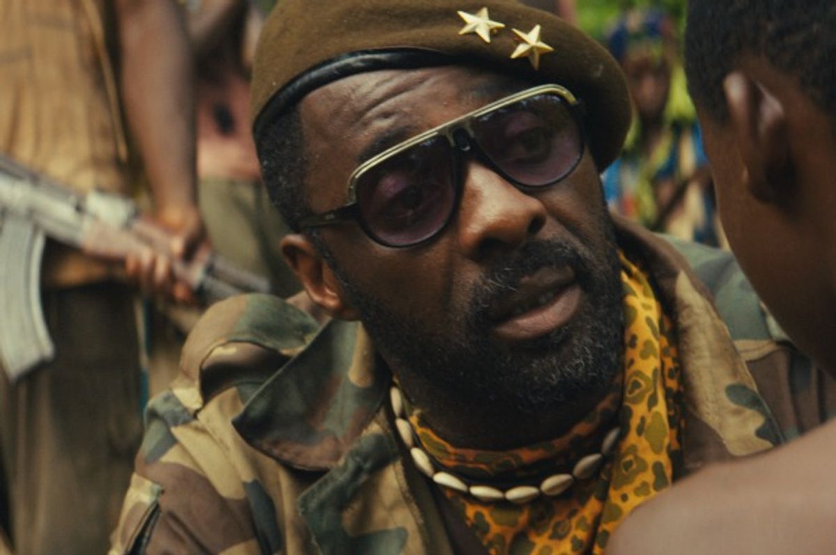 Idris Elba in the Netflix original film "Beasts of No Nation" (Netflix)