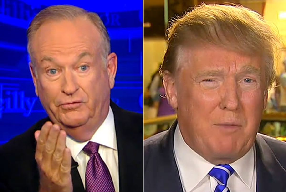 Bill O'Reilly, Donald Trump (Credit: Fox News)
