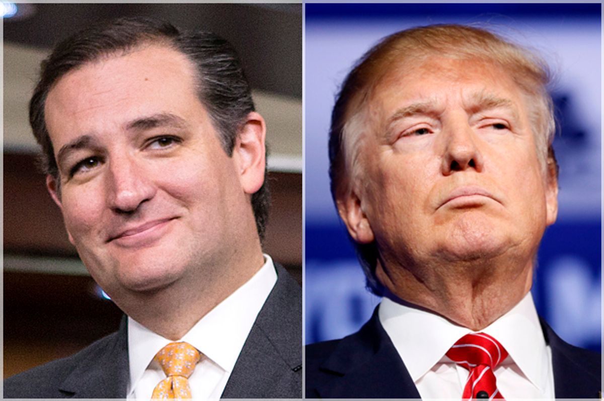 Ted Cruz and Donald Trump (AP/J. Scott Applewhite/Reuters/Rick Wilking)
