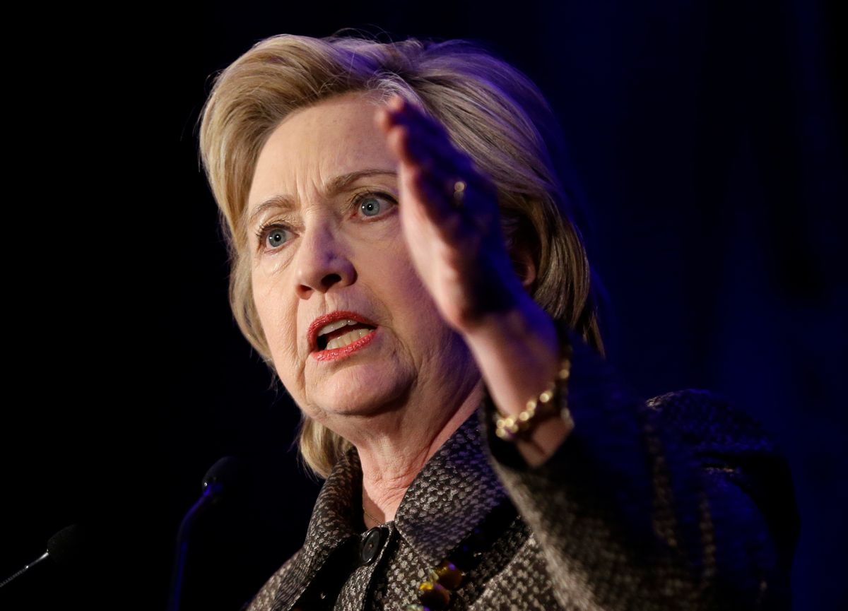 Democratic presidential candidate Hillary Clinton  (AP/Seth Wenig)