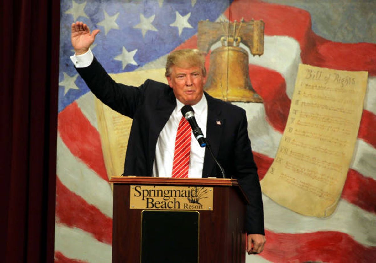 Republican presidential candidate Donald Trump  (AP Photo/Willis Glassgow)