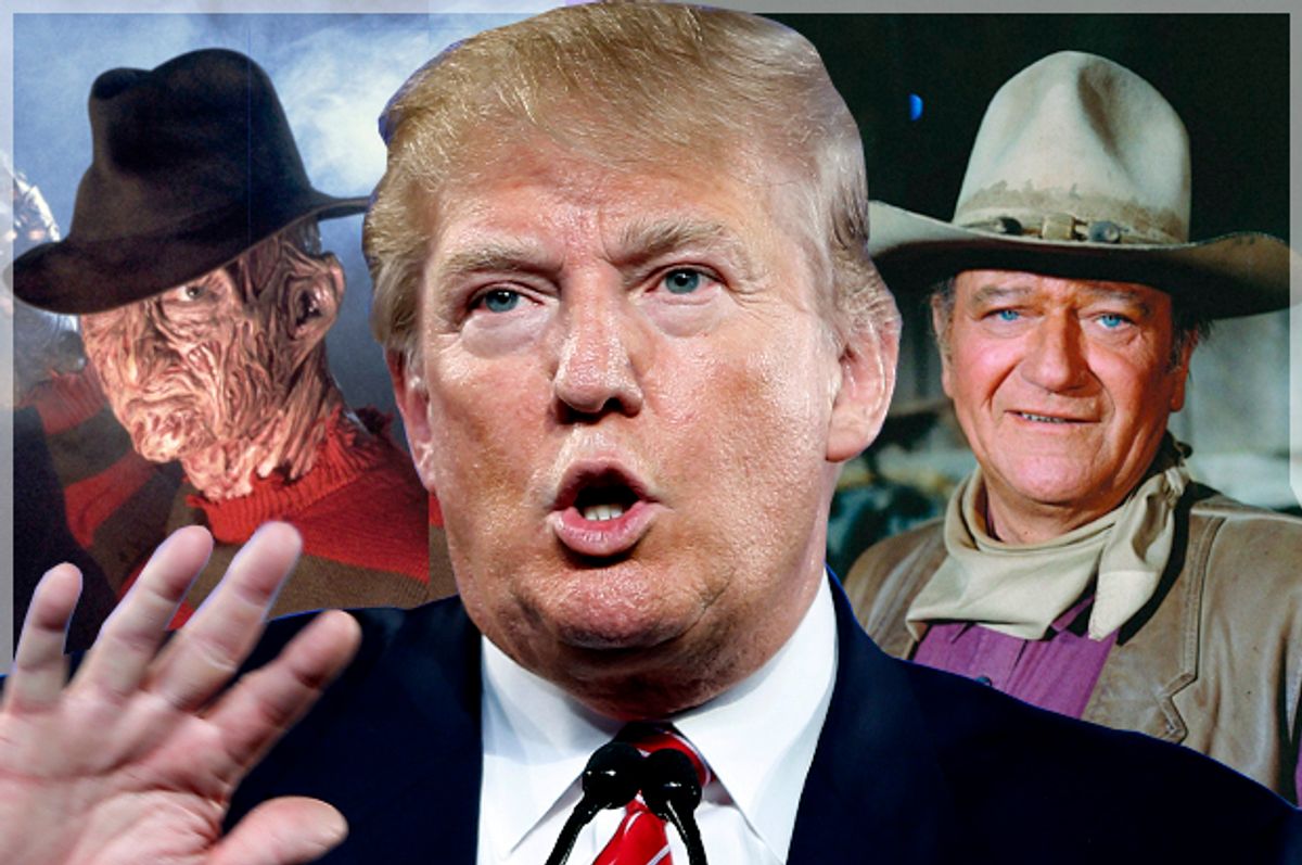 Freddy Krueger, Donald Trump, John Wayne    (New Line Cinema/AP/John Locher/Warner Bros./Salon)