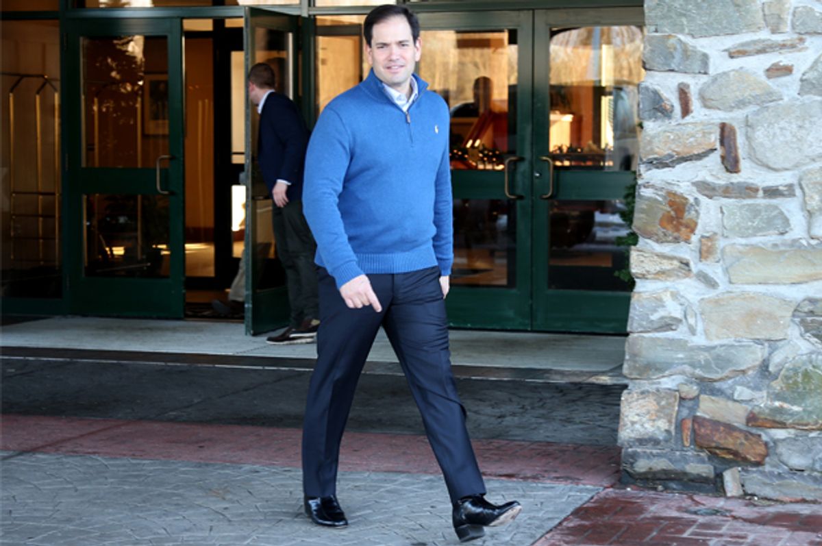 Marco Rubio, Marco Rubio's boots    (AP/Mary Schwalm)