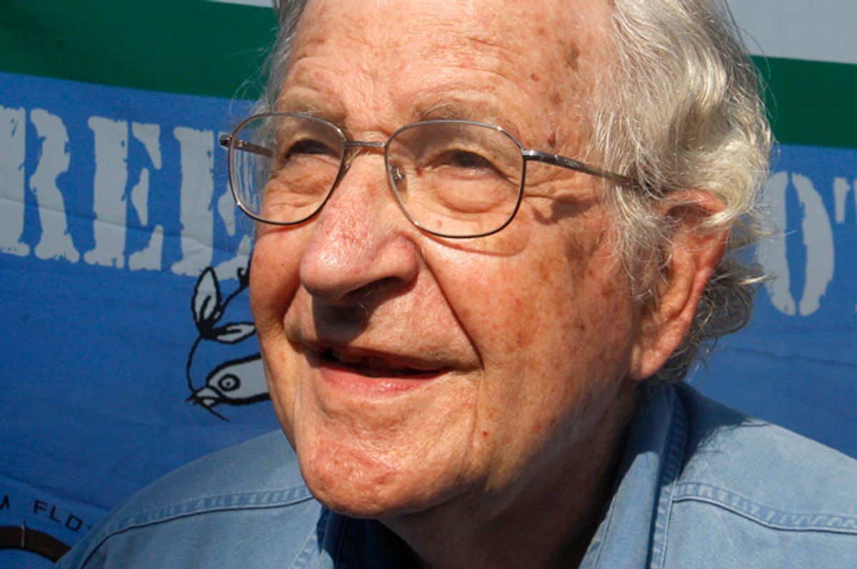 Noam Chomsky   (AP/Hatem Moussa)